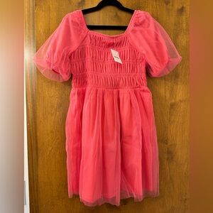 Crewcuts Vibrant Pink Formal Kids Dress